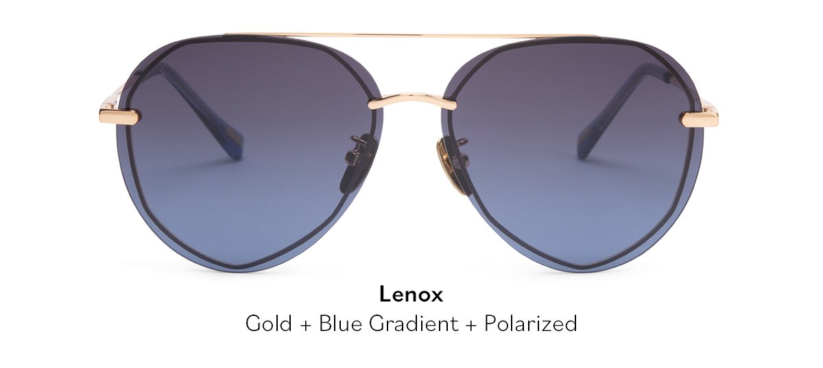 Lenox Gold Blue Gradient Polarized