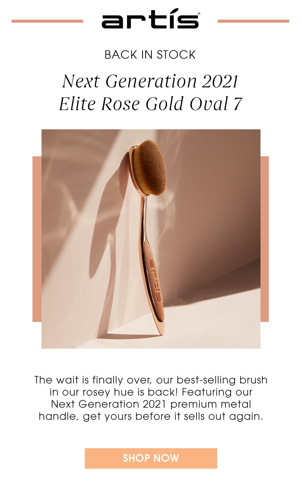 ARTIS Elite Oval 7 Rose Gold