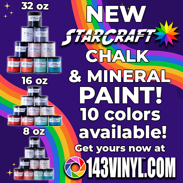 StarCraft Chalk and Mineral Paint is Here at 143VINYL