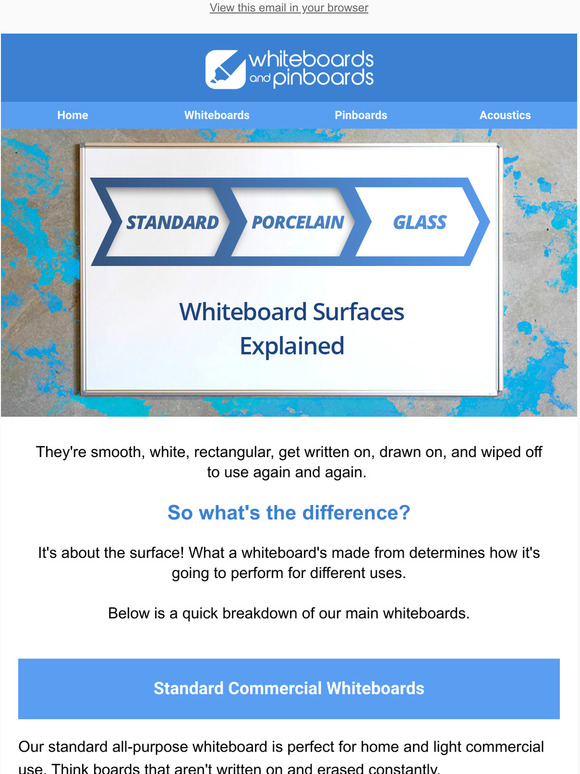 Whiteboards and Pinboards Whiteboards... what's the difference? Milled