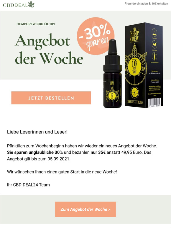 Nur 35 anstatt 49,95 | Angebot der Woche
