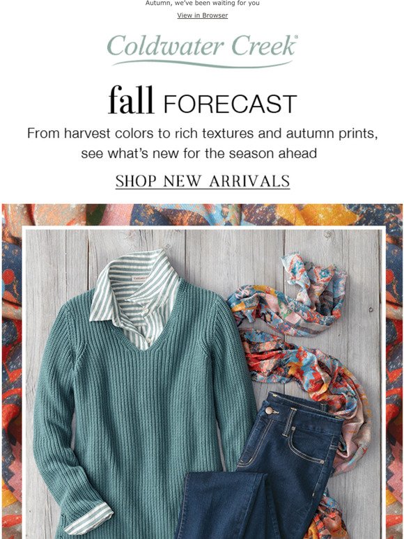 Coldwater Creek: Our NEW Fall Catalog ...