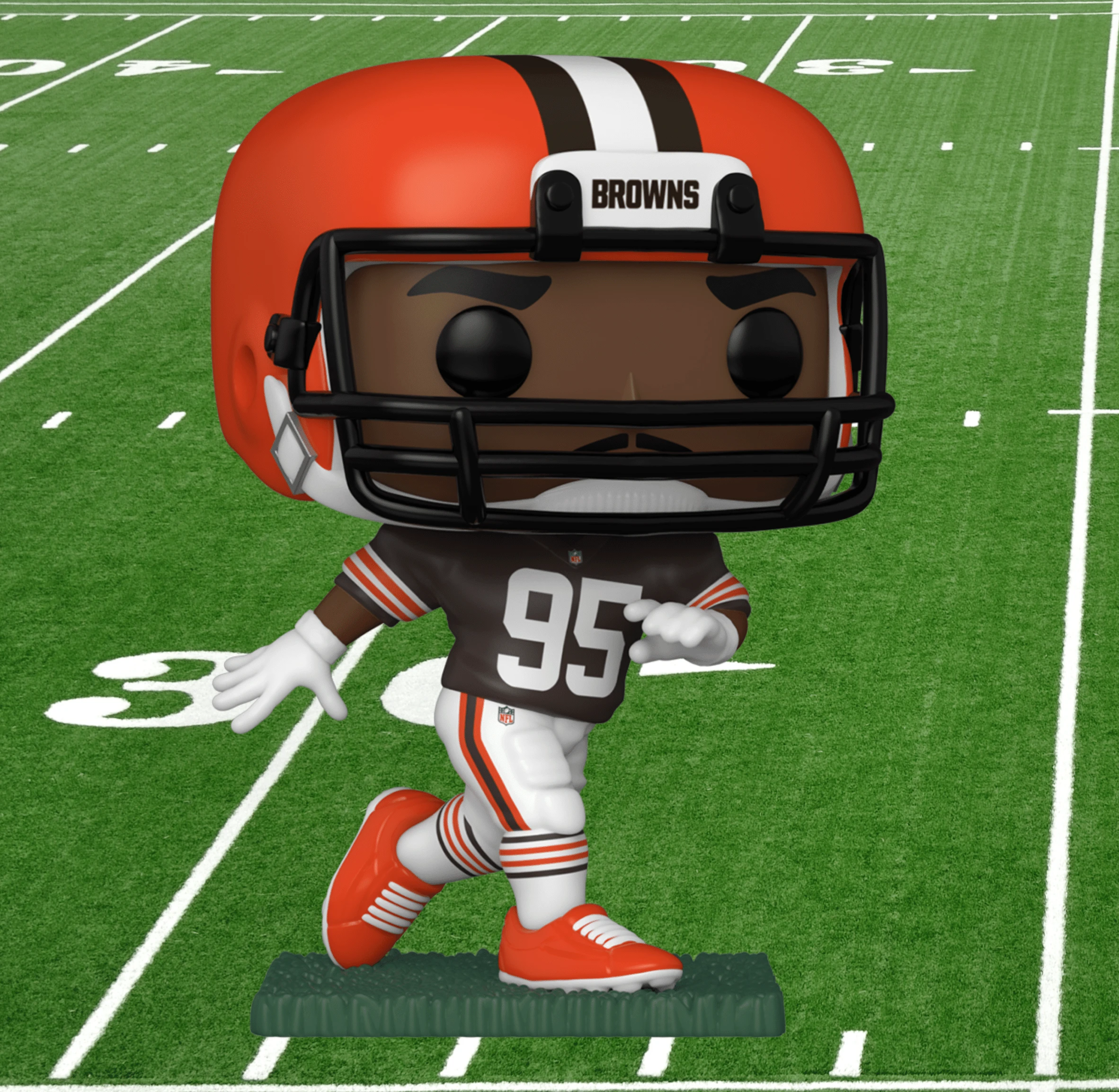 NFL Browns Myles Garrett (Home Uniform) Funko Pop! Vinyl Figure