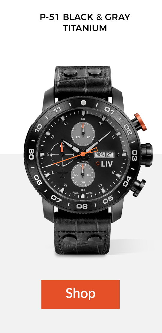 P-51 Black & Gray Titanium