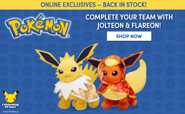 Build-a-Bear Workshop SOLD cheapest OUT Pokemon Flareon