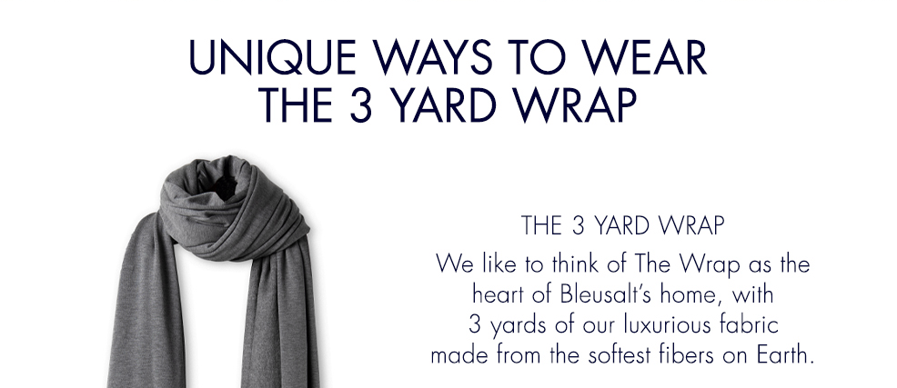 The Sustainable 1 Yard Wrap – Bleusalt