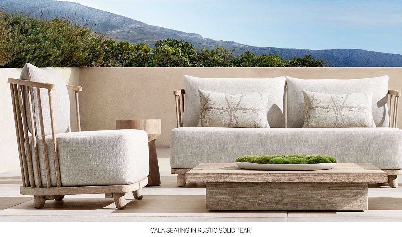Restoration Hardware Explore Outdoor Collections in Sustainably