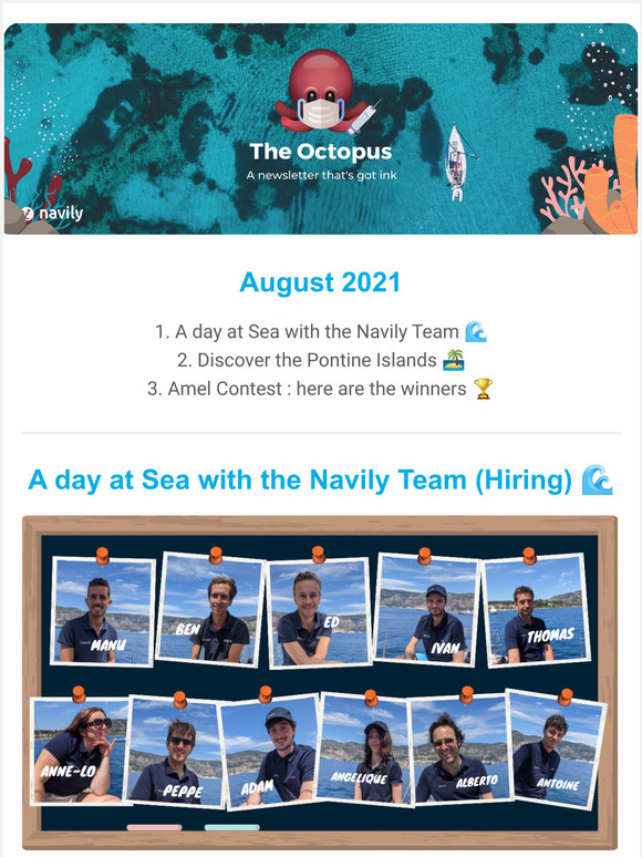  The Octopus | A day at Sea with the Navily Team | Discover the Pontine Islands