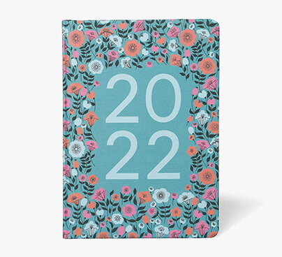 A5 Floral 2022 Diary