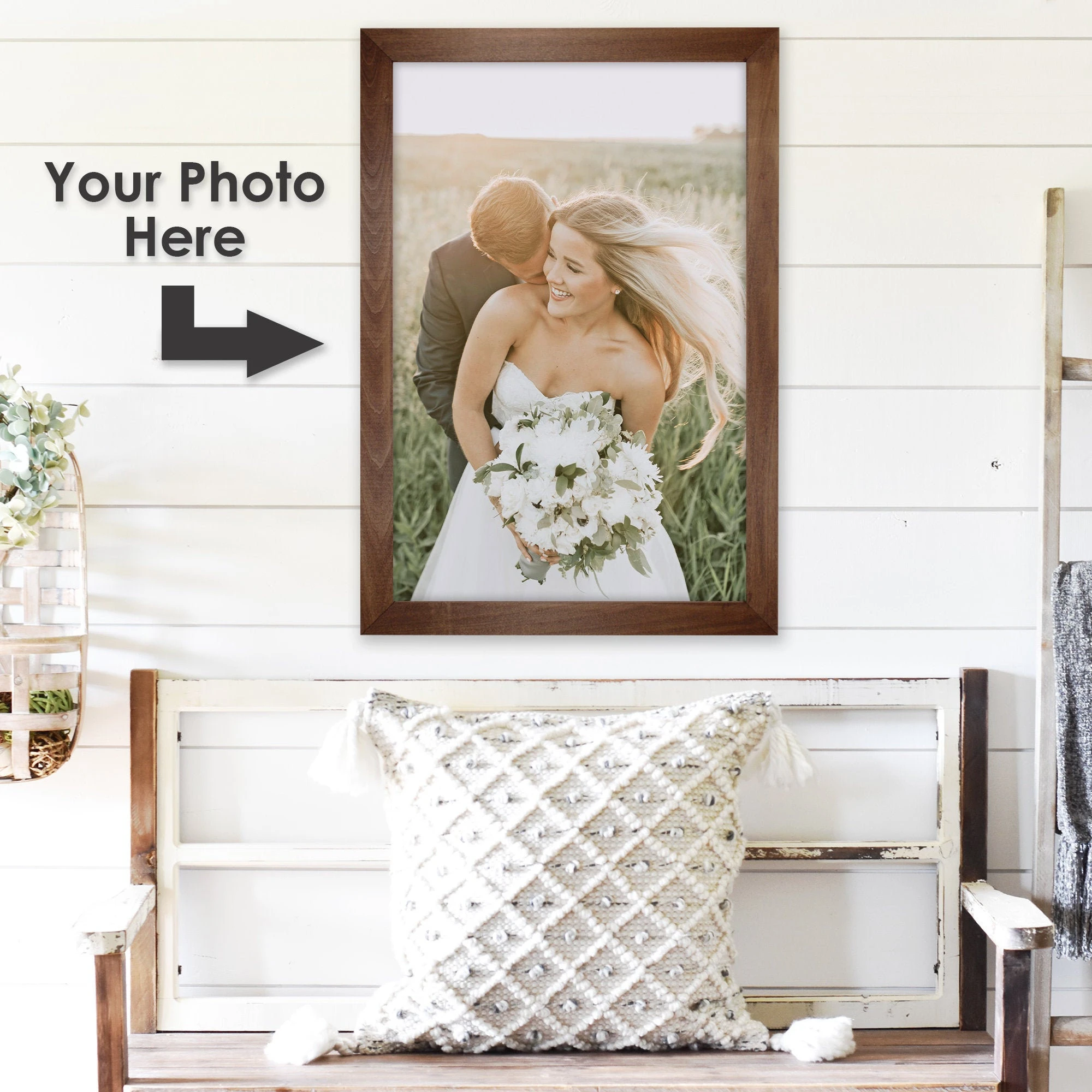 Image of Custom Photo Wood Framed Signs