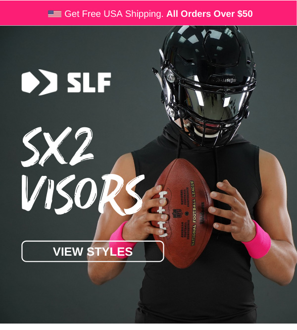 slf football visor