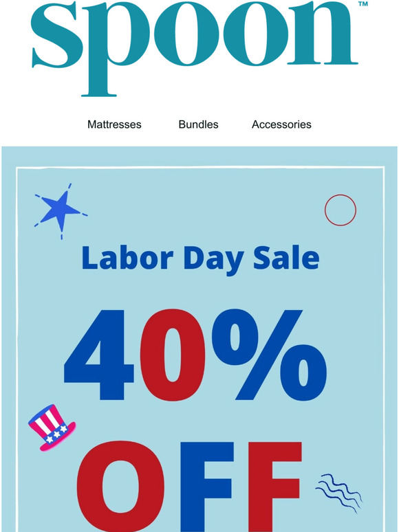 40%!!! Don't Sleep on this Labor Day Deal!