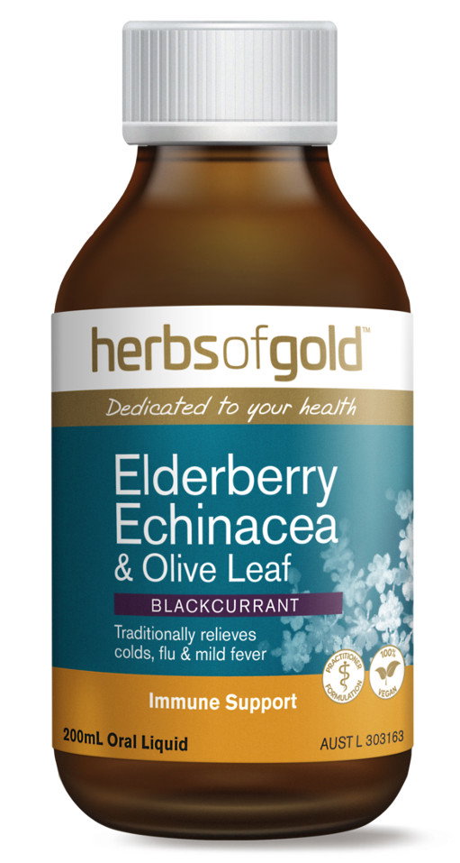 Herbs of Gold Elderberry Echinacea & Olive Leaf