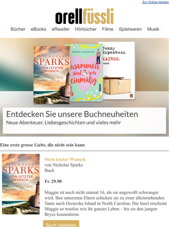 Entdecken Sie unsere Buchneuheiten
