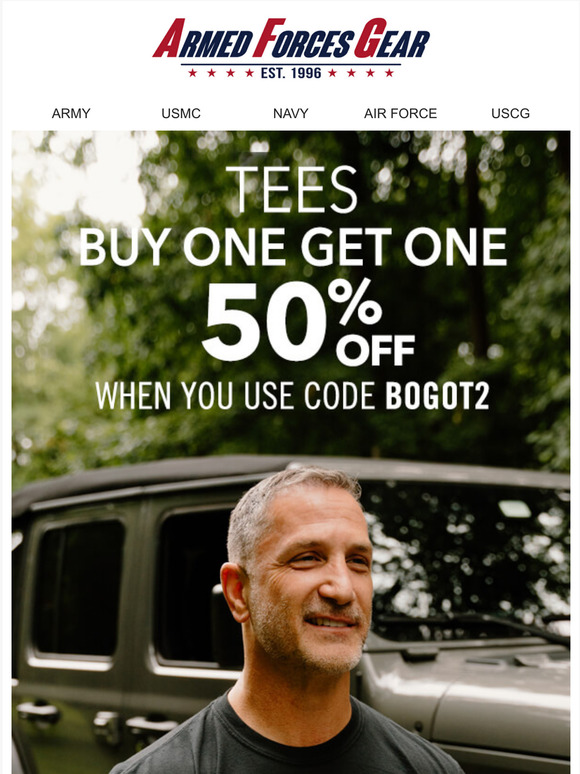 BOGO - Buy 1 , Get 1  50% Off
