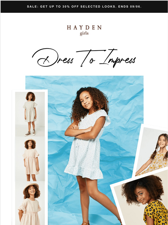 Express your style in Hayden Girls dresses