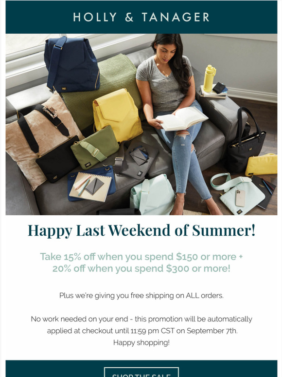 LDW Sale is HERE - 15% OFF $150, 20% OFF $300 + FREE SHIPPING