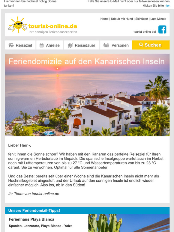 Herbstauszeit auf den Kanarischen Inseln
