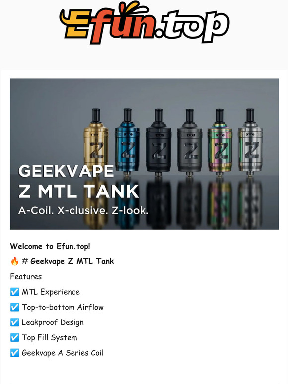 New Geekvape Z MTL Tank
