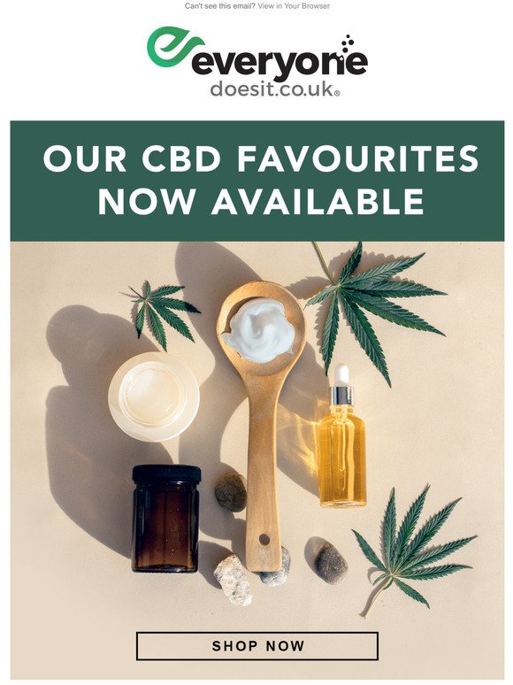 Our CBD Favourites, Now Available
