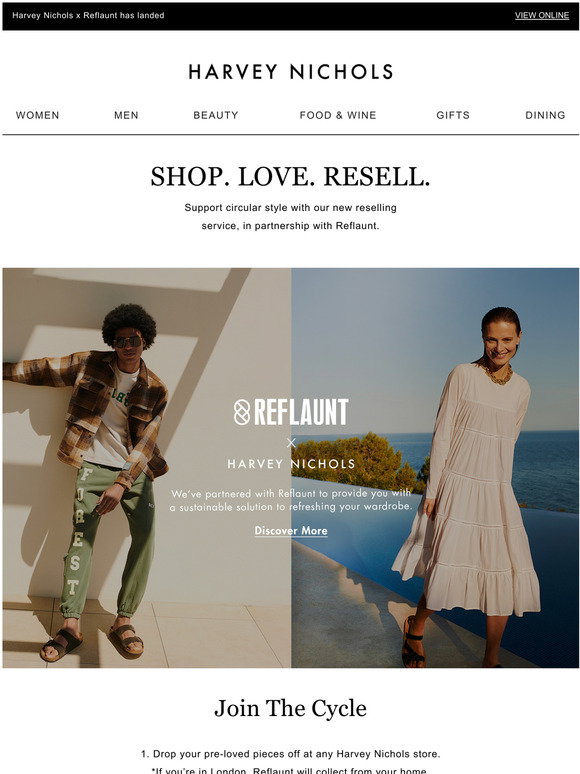 Harvey Nichols Email Newsletters Shop Sales Discounts And Coupon Codes