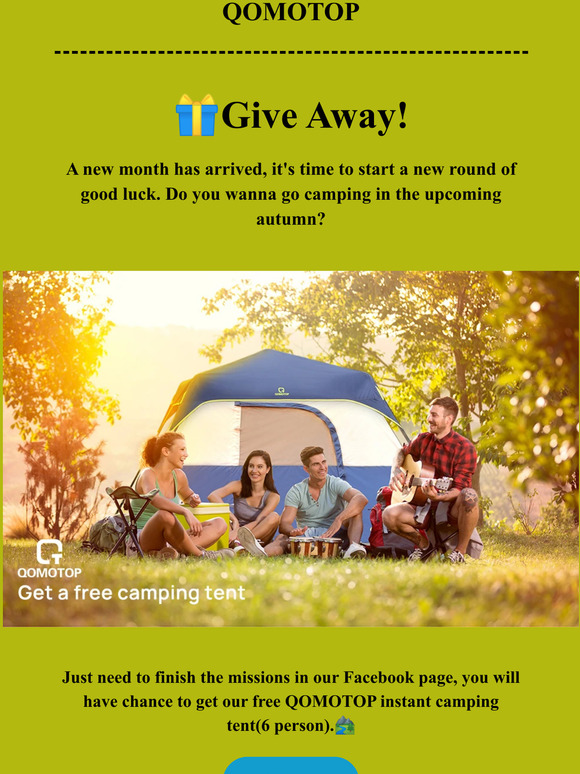 Get ready to join a give away activity