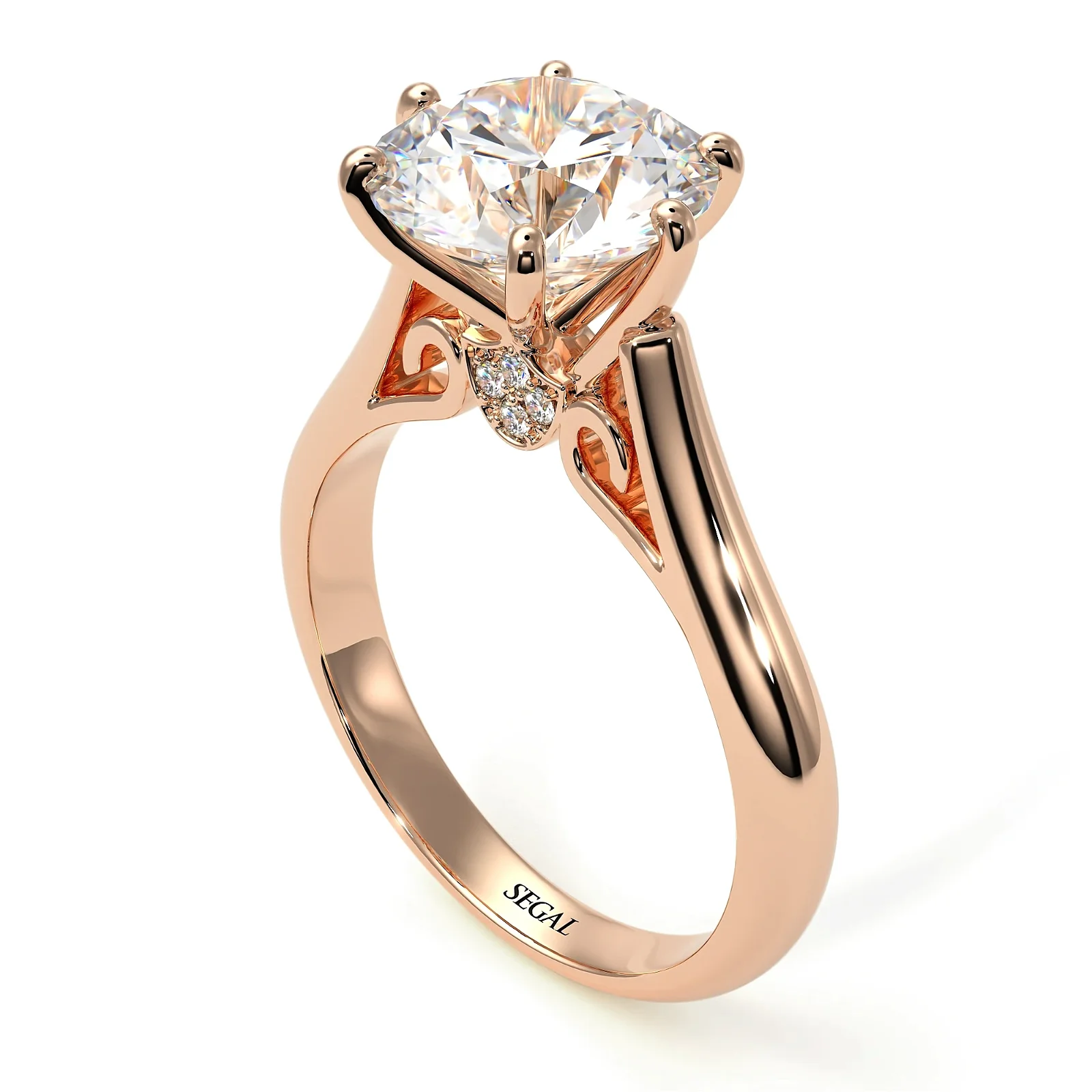 Image of 3ct Diamond Engagement Ring - June No. 2