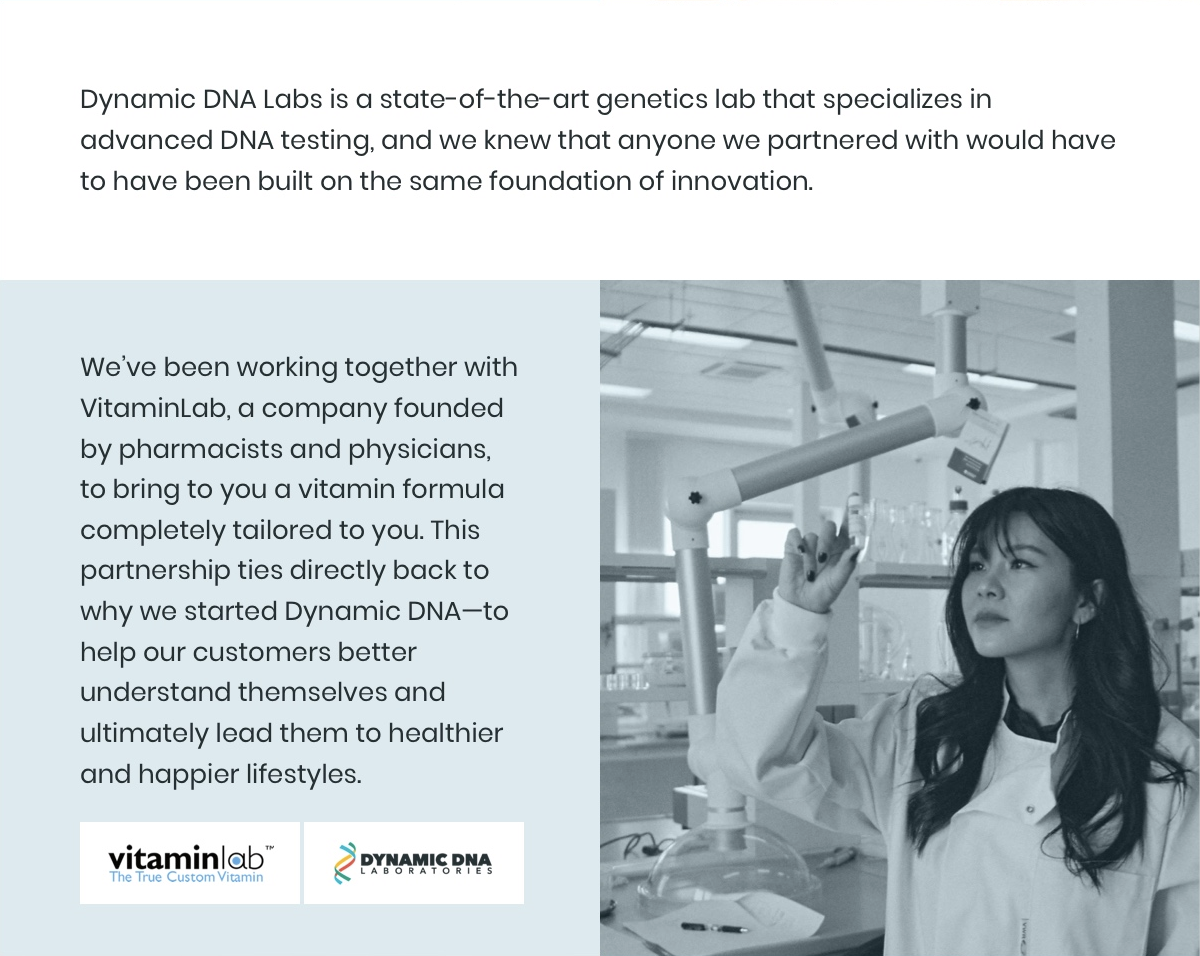 Dynamic DNA Labs partners with Vitamin Lab