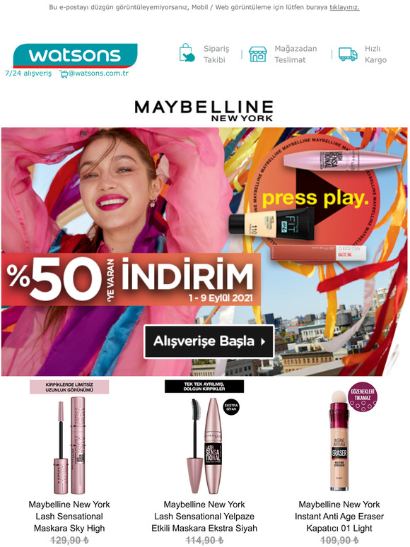 Maybelline New York le Press Play Balad!