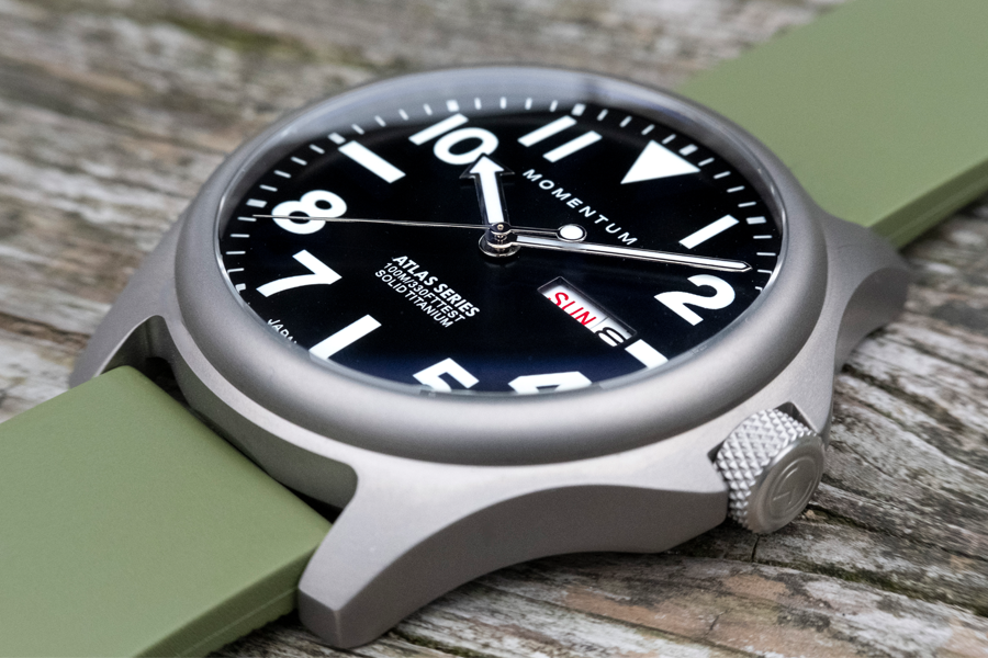 Atlas 44mm Black Dial