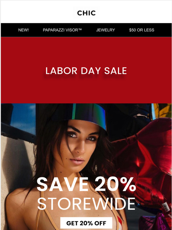 Labor Day Sale - Starts Now!
