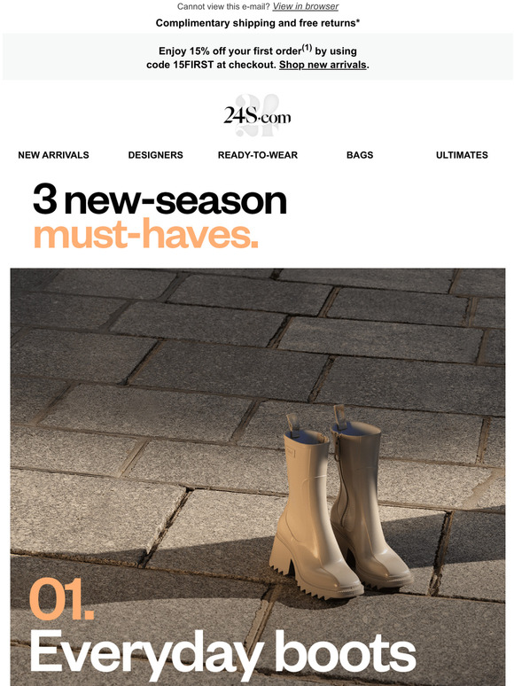 Boots, dresses, knitwear: meet your new-season essentials