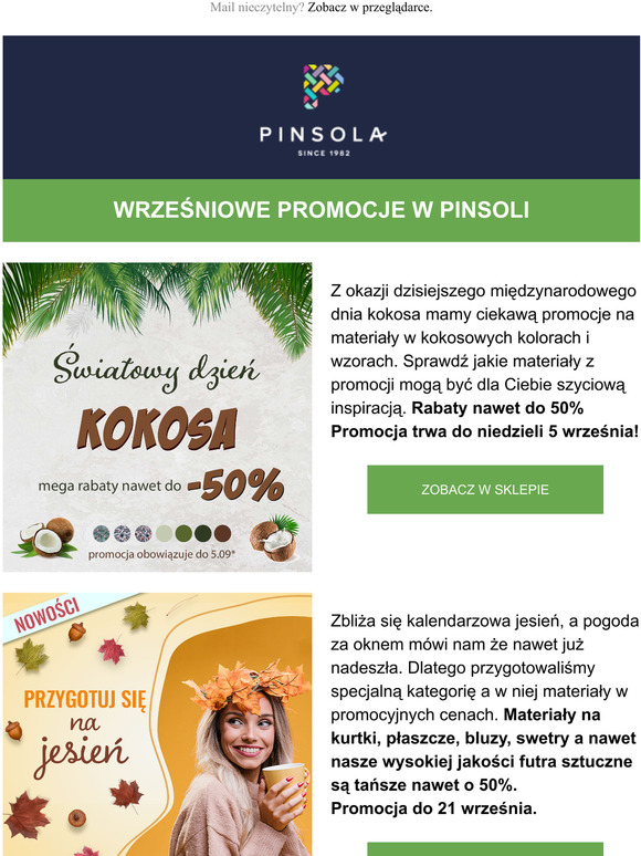 Wrzesie z promocjami do -50%