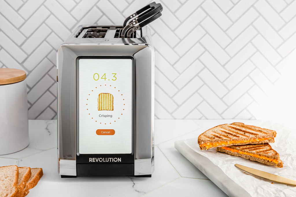 Revolution InstaGLO R270 1500W High Speed Touch Screen Toaster - Brushed  Platinum for sale online