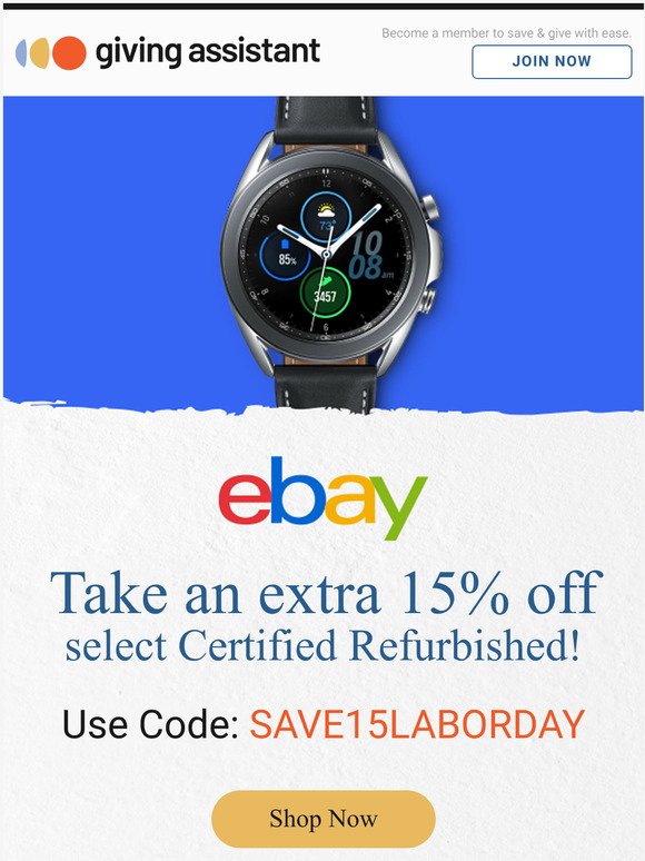 eBay: Exclusive Certified Refurbished Savings