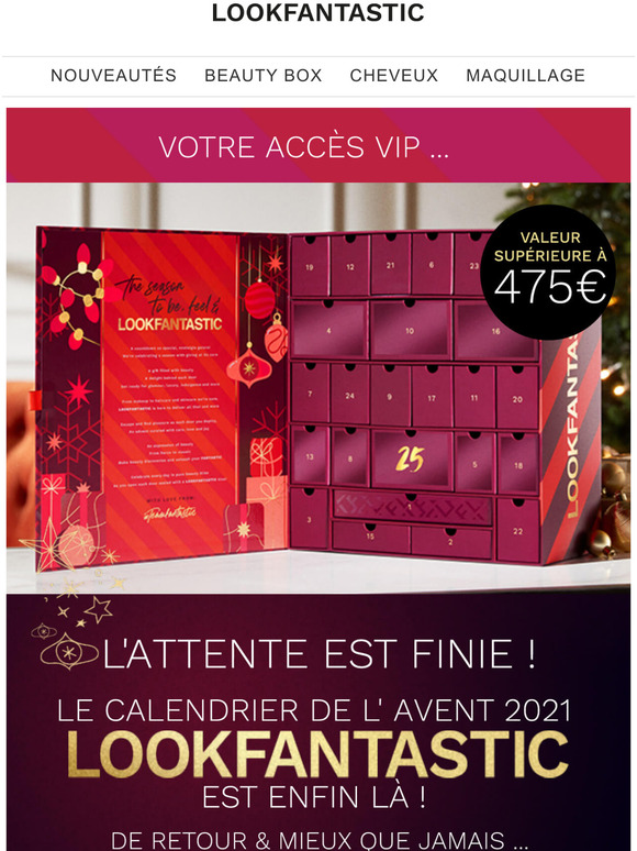 Calendrier De L Avent 2023 Lookfantastic Look Fantastic : Votre Calendrier De L'avent Lookfantastic 2021 Est La ! |  Milled