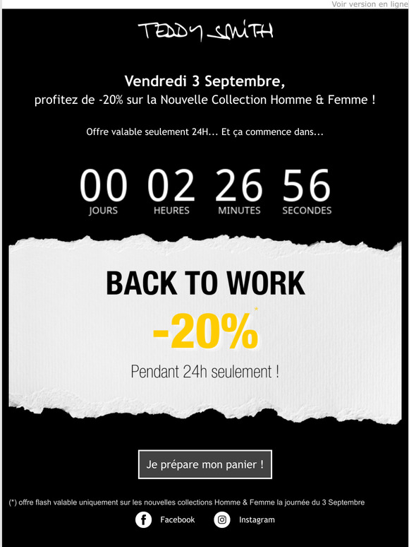 BACK TO WORK : Soyez prts ! 
