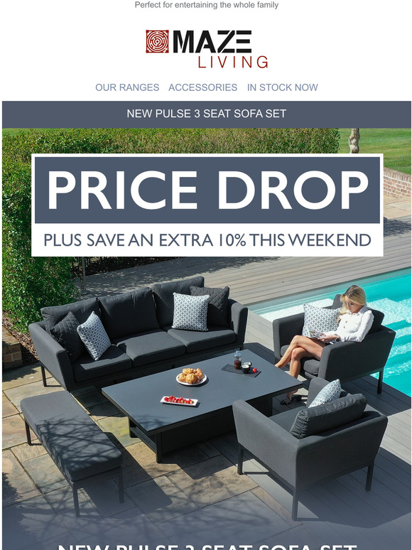  PULSE SOFA PRICE DROP