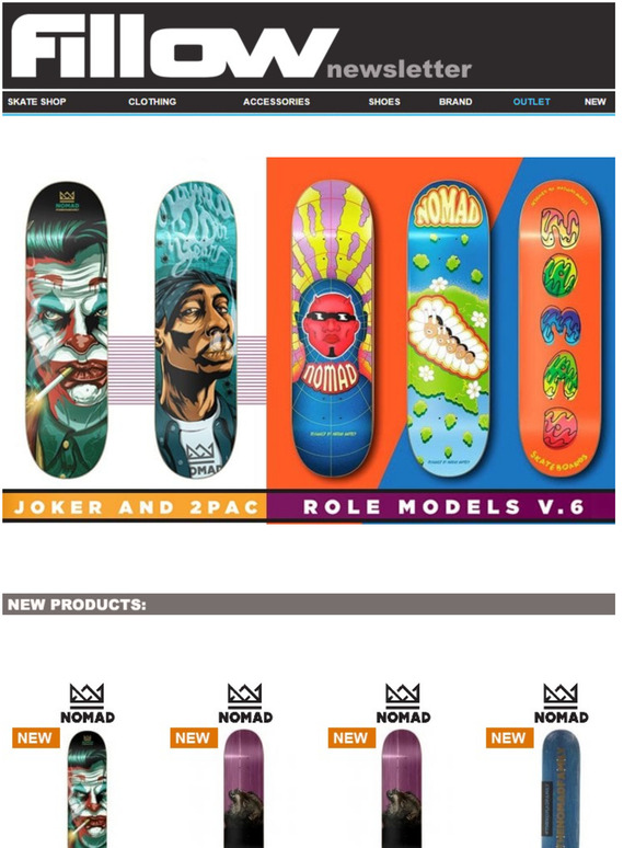 Nomad Skateboards - NEW Collection!!