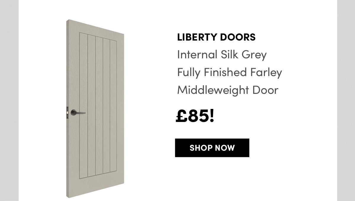 Liberty Doors Internal White Unfinished Farley Door at Leader Doors