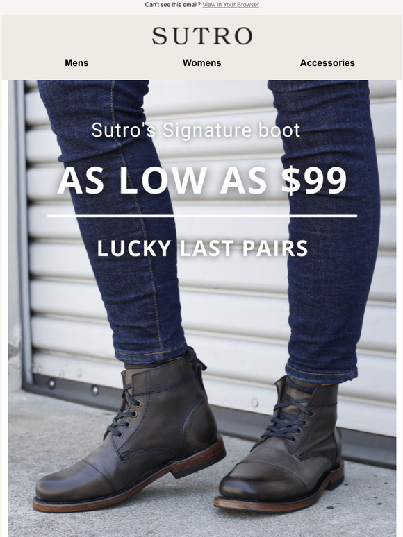 Sutro Footwear - Leather Shoes & Accessories