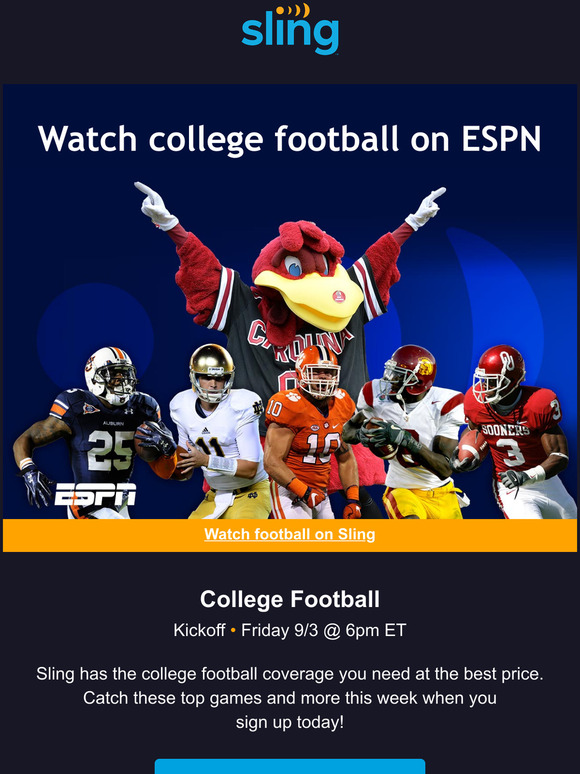 Check out this college football lineup