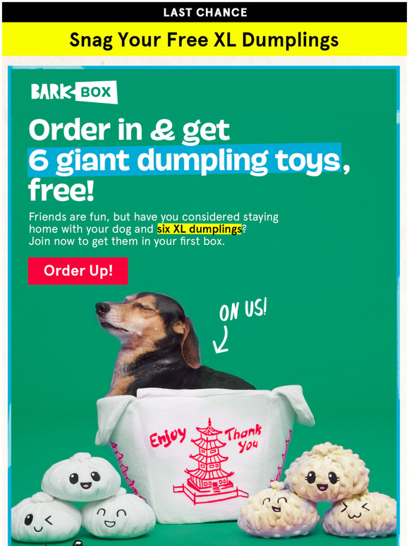 bark box dumpling