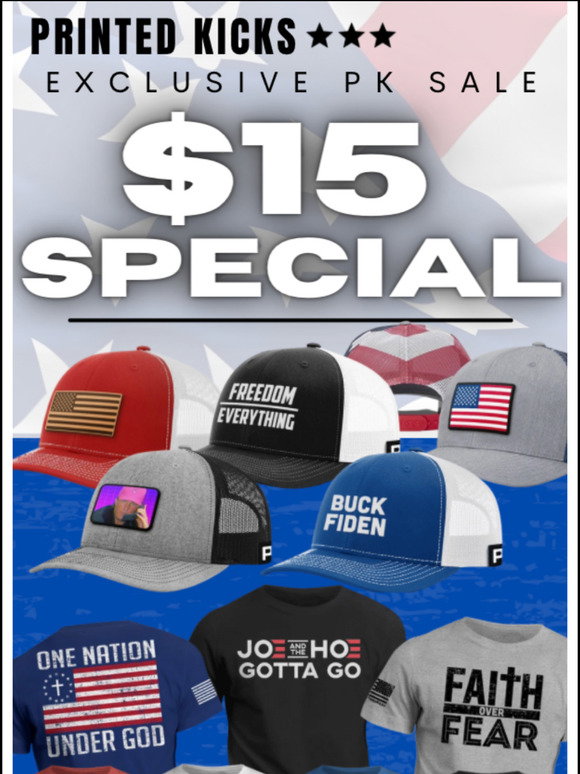 PrintedKicks: 50% OFF! A PK Nation Sale 
