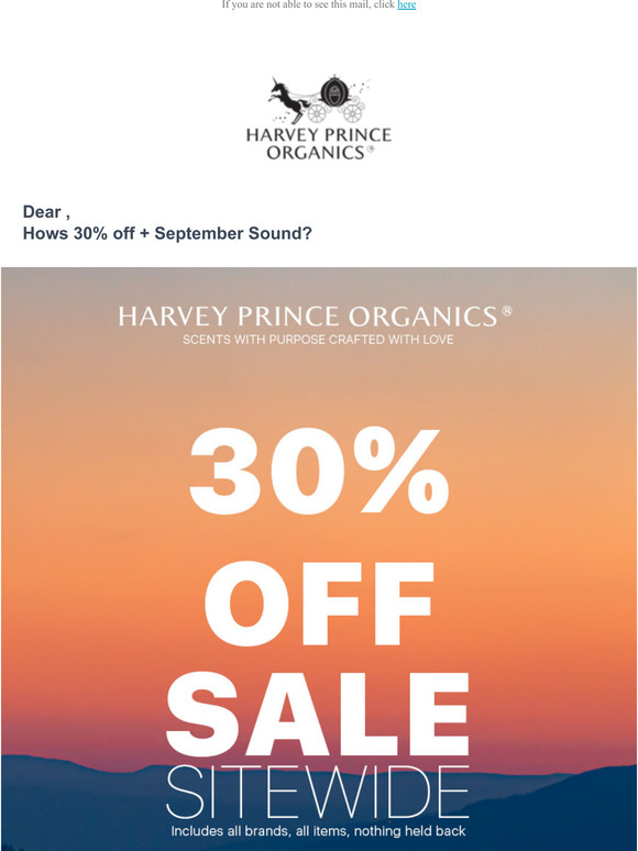 Hows 30% off + September Sound?
