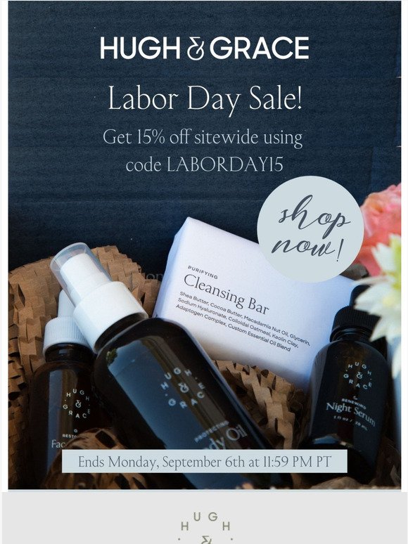 LABOR DAY SALE STARTS NOW! 