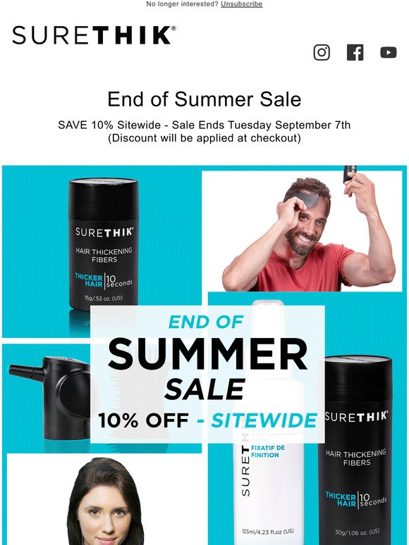 End of Summer Sale! Save 10% sitewide!