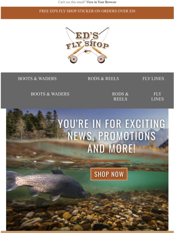 Welcome to Ed's Fly Shop! 