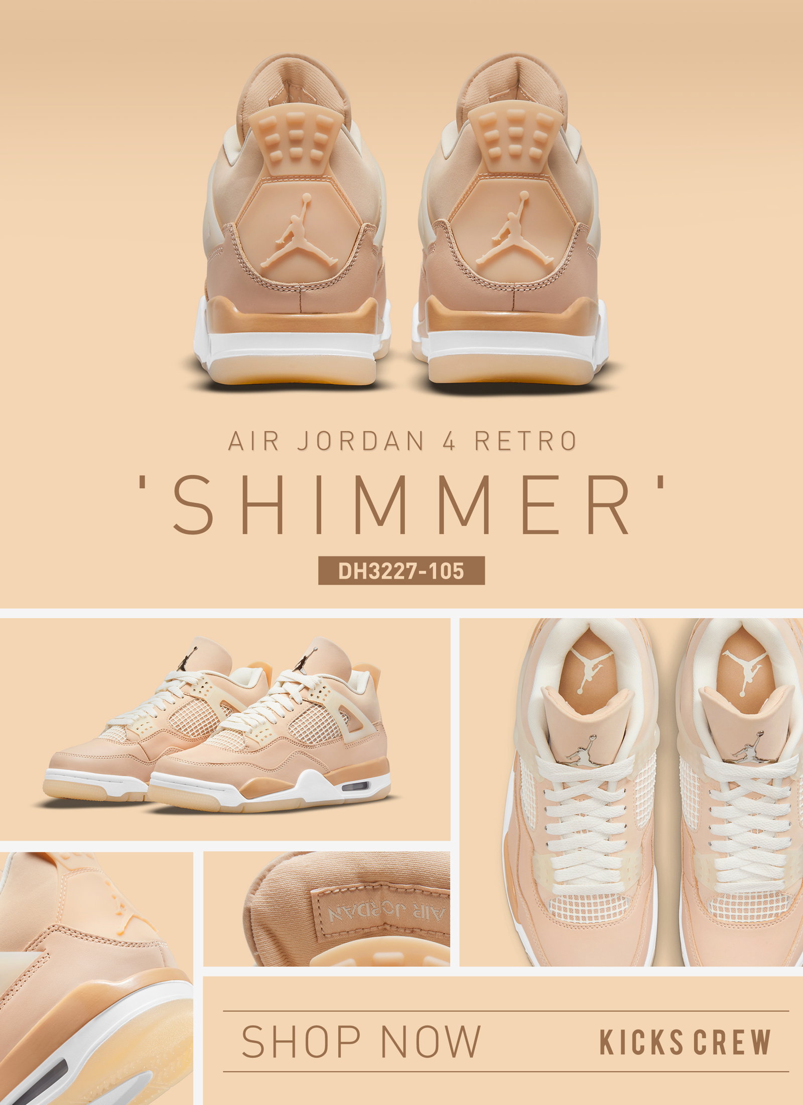 Air Jordan 4 Retro Shimmer - Exclusive Shop