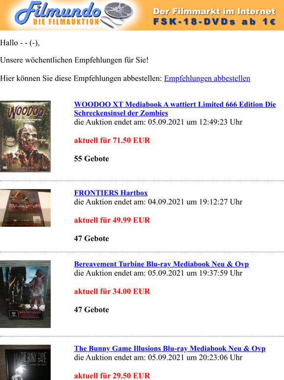 Filmundo.de - unsere Film Empfehlungen fr Sie